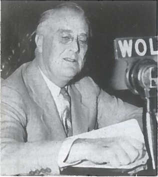 F. Ruzveltas per radiją kreipiasi į tautą