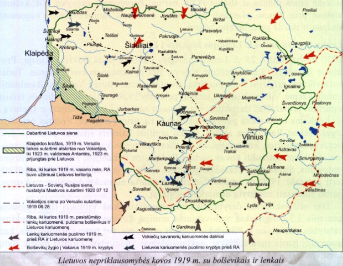 Lietuvos nepriklausomybės kovos 1919 m. su bolševikais ir lenkais