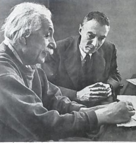 Albertas Einšteinas ir Jakobas Openheimeris