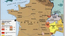 Didžiosios Prancūzijos revoliucijos žemėlapis