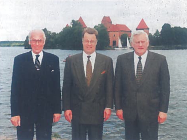 Baltijos valstybių Prezidentai Trakuose - L. Meris, G. Ulmanis, A. Brazauskas (Prezidentas 1993-1998)