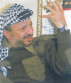 Ilgametis palestiniečių išsivadavimo kovos vadovas Jesyras Arafatas