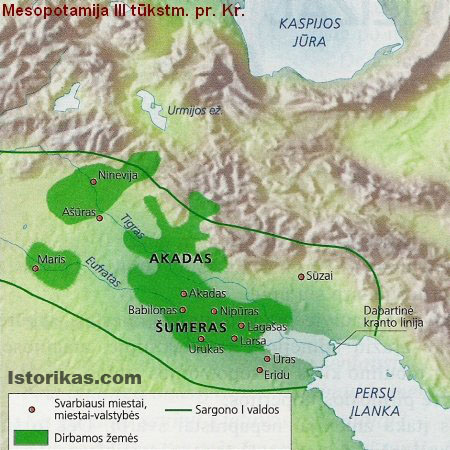 Mesopotamija Sumerų Akado Asirijos Babilono Civilizacijos