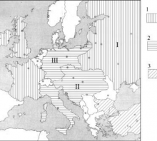2002 metų valstybinio brandos egzamino Pirmojo pasaulinio karo sąjungų Europoje žemėlapis (šaltinių dalis)