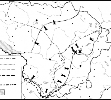 2005 met%C5%B3 valstybinis brandos egzamino Lietuvos nepriklausomyb%C4%97s kov%C5%B3 %C5%BEem%C4%97lapis %C5%A1altini%C5%B3 dalis