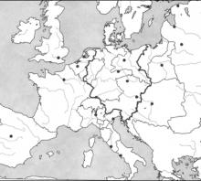 2012 met%C5%B3 valstybinio brandos egzamino Europos po Vienos kongreso %C5%BEem%C4%97lapis testin%C4%97 dalis