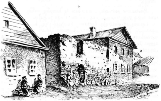 Griuvėsiai namų kuriuose mirė Vladislovas Vaza Merkinėje