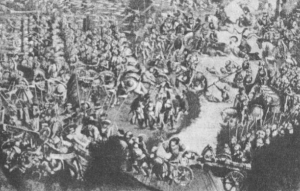 Mūšis ties Orša (senas nežinomojo autoriaus paveikslas).