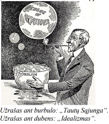 2017 VBE C šaltinio 1919 m. karikatūra Burbulų pūtimas