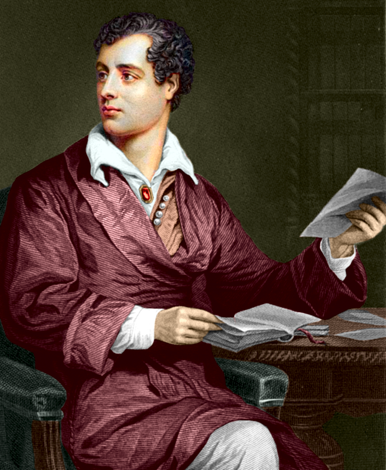 Dž. G. Baironas (1788-1824) 220px Lord Byron coloured drawing