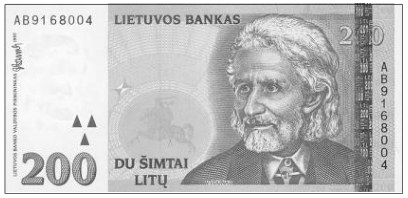 200 litų banknotas