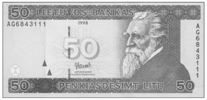 50 litų banknotas